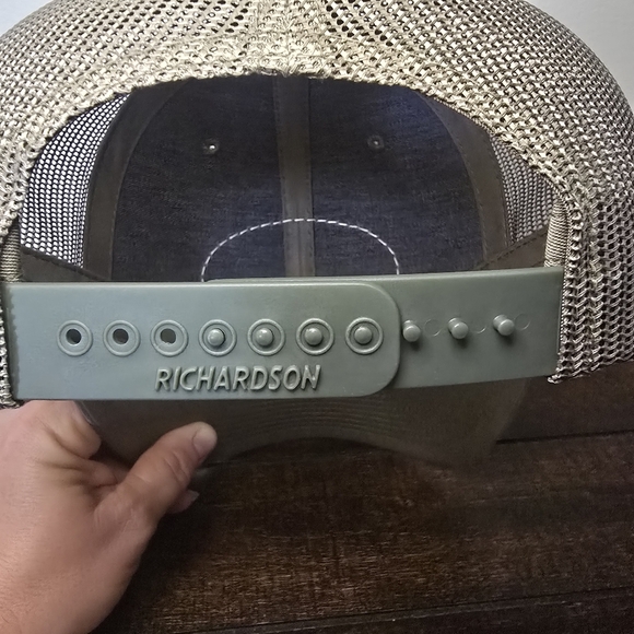 NWT Richardson Original 112 Trucker Adjustable Snap Mesh Hat Green Weston Ryder - Picture 7 of 12